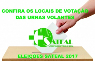 Eleições Sateal 2017: Confira os locais de votação