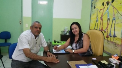 Presidente do Sateal encontra nova secretária da saúde de Limoeiro do Anadia